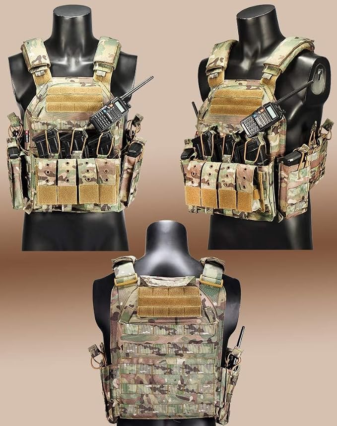 BOMTURN Upgrade Tactical Airsoft Outdoor Vest - Image 6