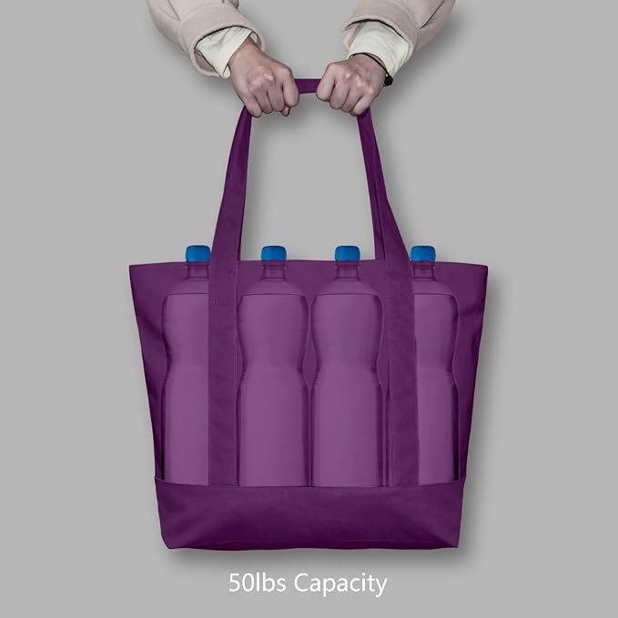 TOPDesign 3-Pack Canvas Tote Bags - Image 6