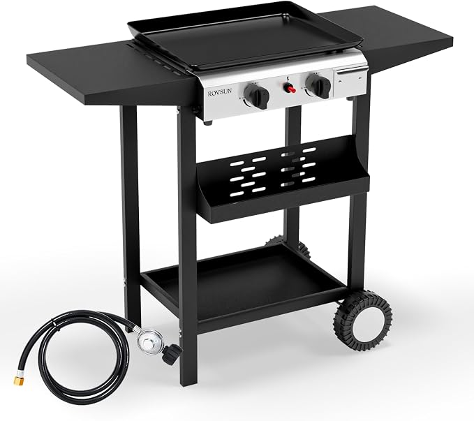 ROVSUN 2 Burner Portable Propane Griddle by ROVSUN