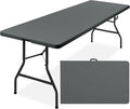 Best Choice Products 8ft Plastic Folding Table, Indoor Outdoor Heavy Duty by BestChoiceProducts