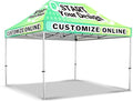 10x15FT Custom Pop Up Canopy Tent by LOJUFAN