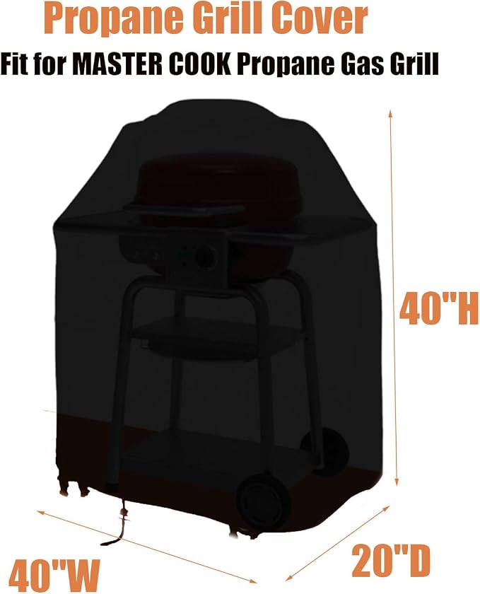 Grills Cover for Master Cook Propane Gas Grill, Waterproof Outdoor Barbecue - Image 3