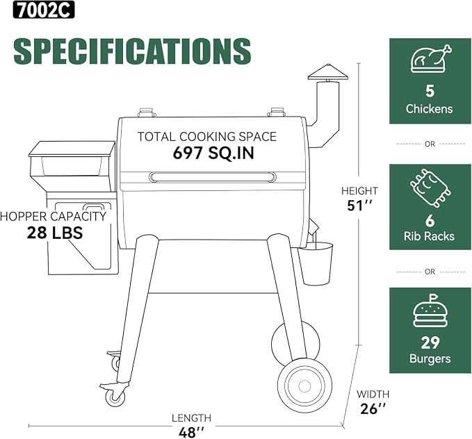 Z GRILLS Wood Pellet Grill Smoker - Image 7