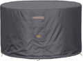 Fire Pit Cover 600D Heavy Duty Waterproof Fabric by GardenBalsam