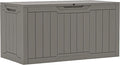 YITAHOME 100 Gallon Outdoor Storage Box, Large Water Resistant Resin Deck Box by YITAHOME