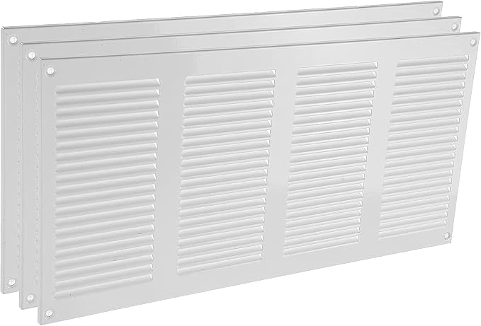 Vent Systems 16" x 8" Inch White Metal Air Vent Cover by VentSystems