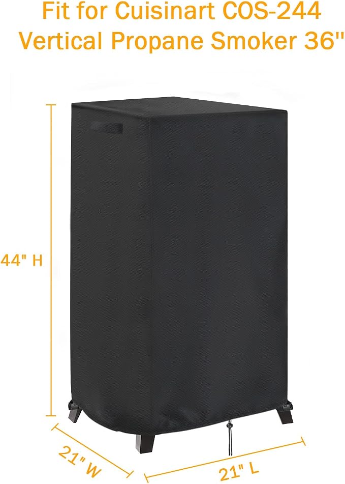Smoker Cover Fit for Cuisinart Smoker, Waterproof Outdoor Grill Smoker Covers - Image 2