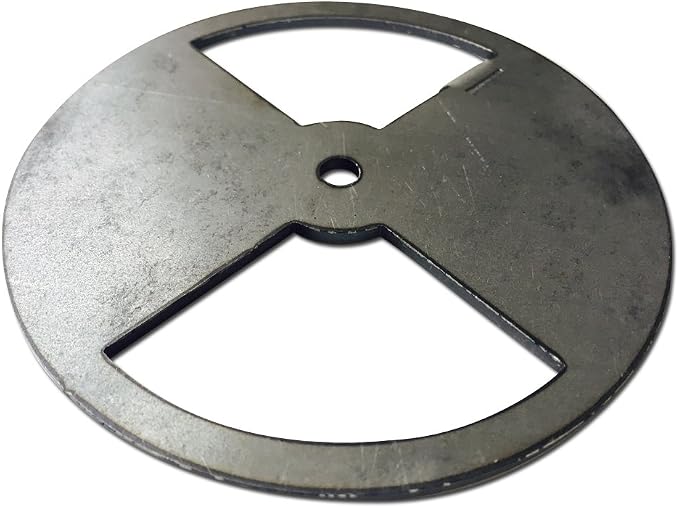 LavaLock Smoker Pinwheel bbq air damper pit grill vent, STEEL 4 6 8 12 - Image 3