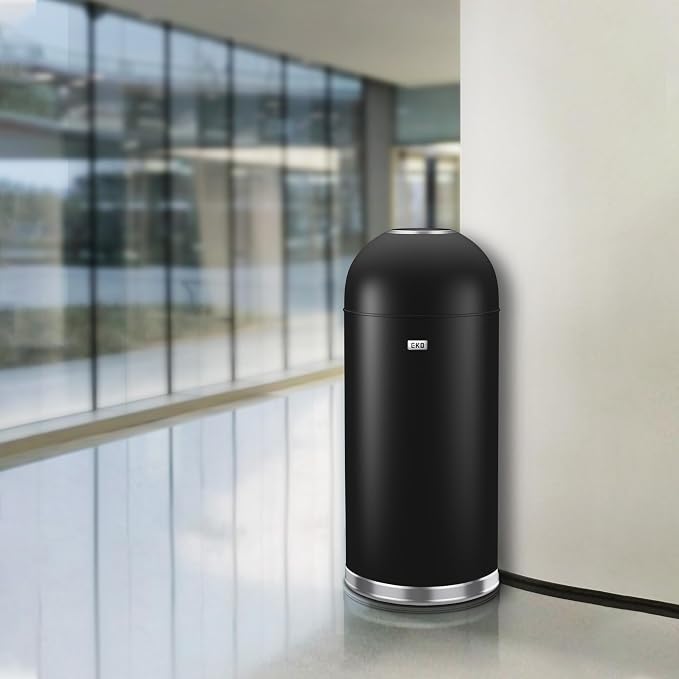 EKO Eternal 56L/15 Gallon Large Capacity Tall Commercial Trash Can, Round Open - Image 8