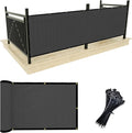 UPGRADE Privacy Screen 3' x 16' Fence Commercial Shade Cover by UPGRADE