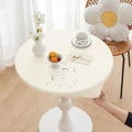 Round Fitted PU Tablecloth by Huierxun