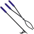 28" Firewood Tongs Log Grabber for Thick Logs Outdoor Indoor Camfire Firepit by CKLT