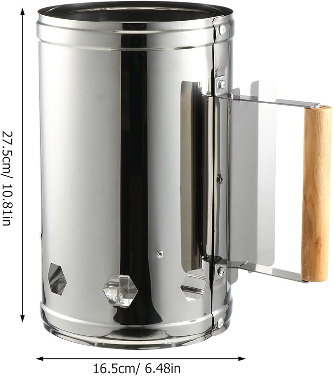 Angoily Fast Charcoal Chimney Starter Barrel - Image 7