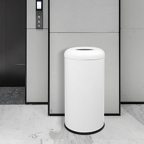 15.5 Gallon Commercial Trash Can, Round Open Top Waste Bin - Image 2