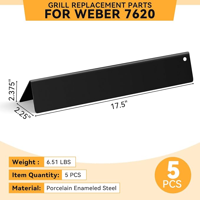 17.5 Inch Flavorizer Bars for Weber Genesis for Genesis E310, Replacement for - Image 3