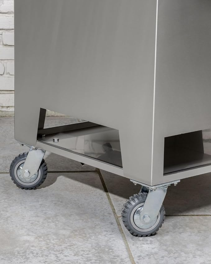 Grill Accessory Storage System, Mobile Prep Station & Serving Cart | Fits - Image 7