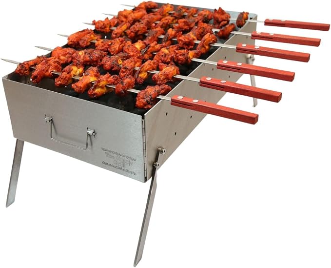 The Simple Grill | Stainlees Steel Foldable Charcoal Grill - Image 7