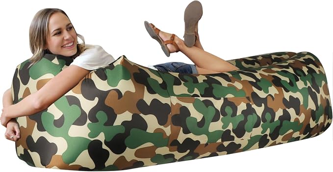 WEKAPO Inflatable Sun Lounger, Air Sofa, Waterproof and Leak-Proof, Picnics and by Wekapo