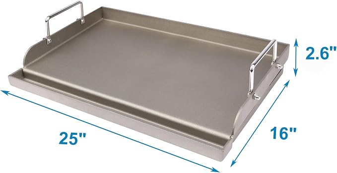 Utheer Cast Iron Griddle for Gas Grill, Tailgating, and Parties - Image 4