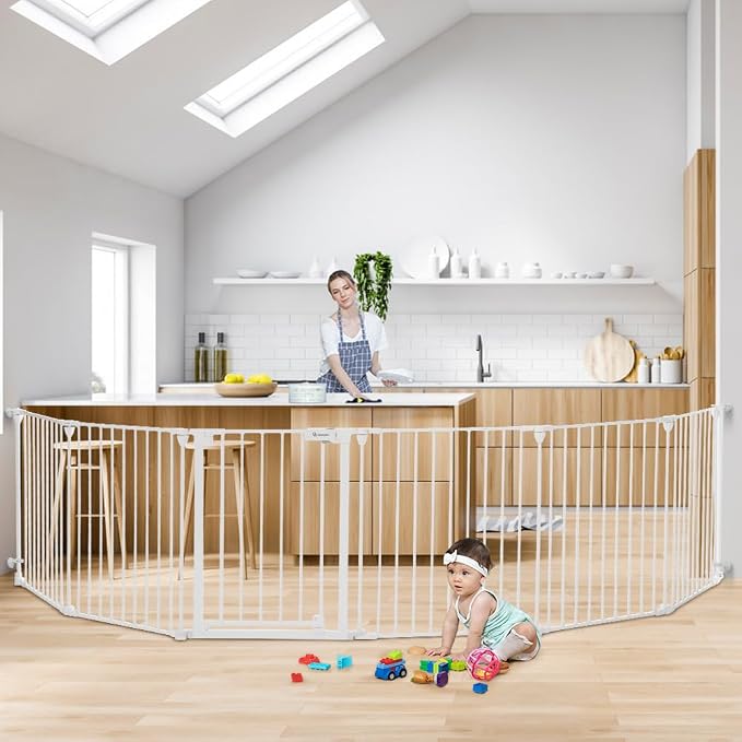COMOMY 150" Extra Wide Baby Gate by COMOMY