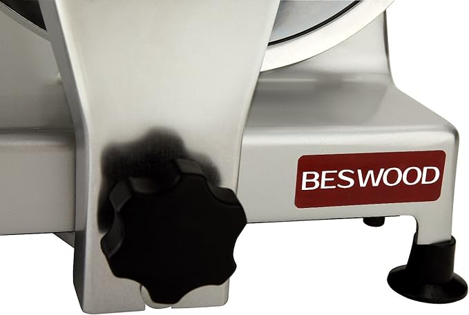 BESWOOD 10" Premium Chromium-plated Steel Blade Electric Deli Meat Cheese Food - Image 7