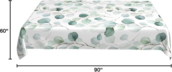 Worltoldb Eucalyptu Tablecloths Polyester Table Cloth - Image 8