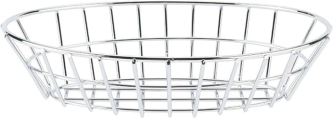 G.E.T. 4-20144 Chrome Oval Metal Wire Basket Metal Wire Baskets Collection by Unknown