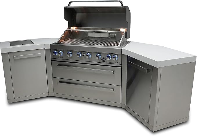 Mont Alpi MAi805-45 44-inch 6-Burner 115000 BTU 45 Degree Stainless Steel Gas - Image 3