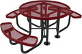 COATEDOUTDOORFURNITURE Heavy-Duty Portable ADA-Compliant Outdoor Picnic Table by CoatedOutdoorFurniture