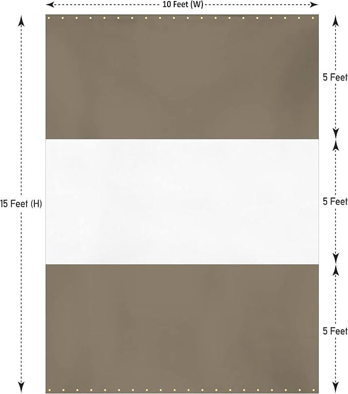 Covers & all Outdoor Clear Panel Curtain, 12 oz Vinyl Outdor Curtains - Image 2
