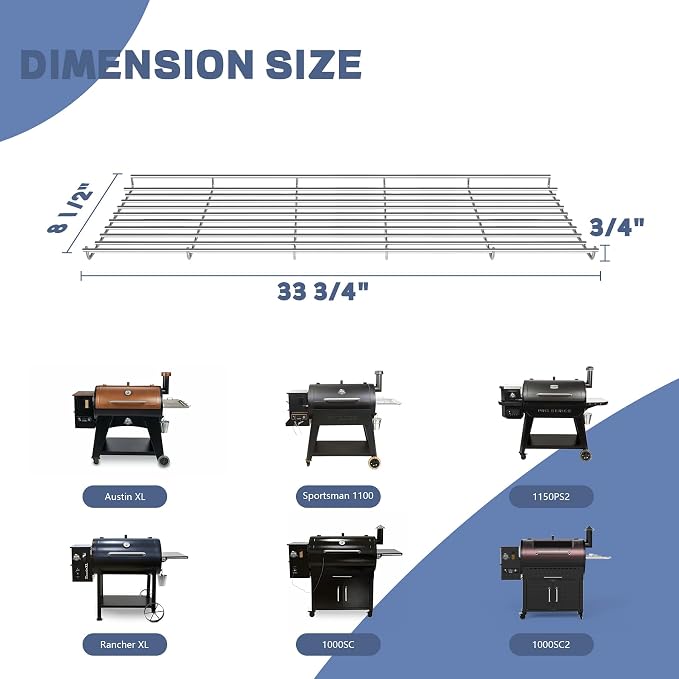 Warming Rack for Pit Boss 1000/1100/1150 Series Pellet Grill Upper Cooking - Image 2