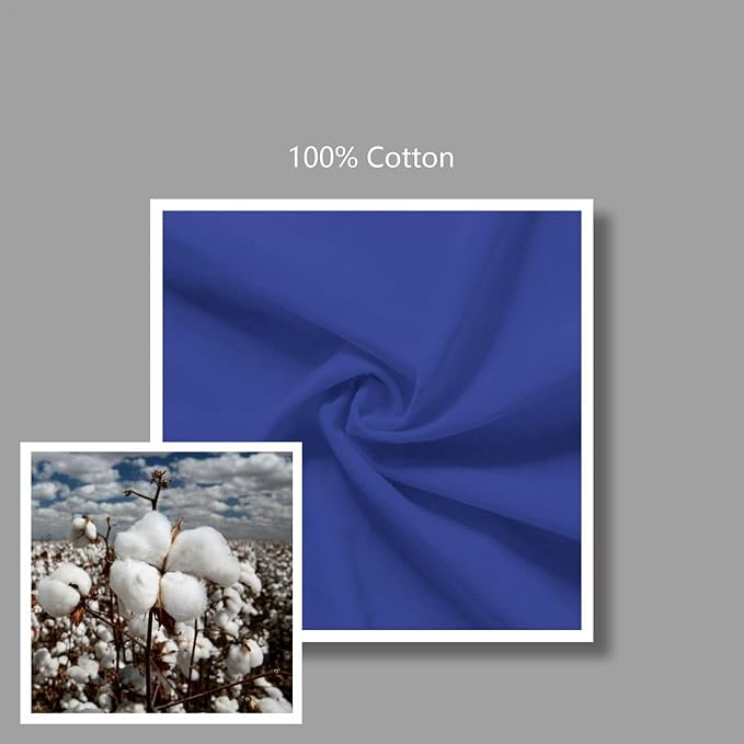 TOPDesign 24-Pack Economical 16"x15" Blue Cotton Tote Bag, Lightweight Medium - Image 7
