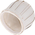 Round Woven Flower Pot with Plywood Base Flower Holder Planter by KALLORY