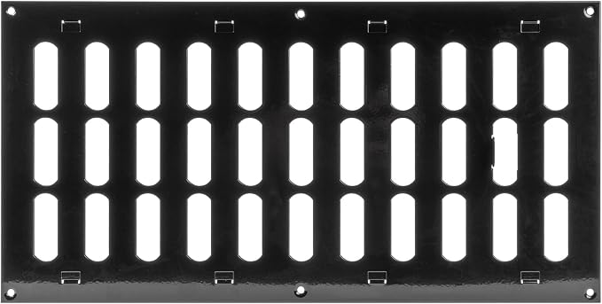Repa Market 16" x 8" Inch Black Adjustable Air Vent Cover by RepaMarket