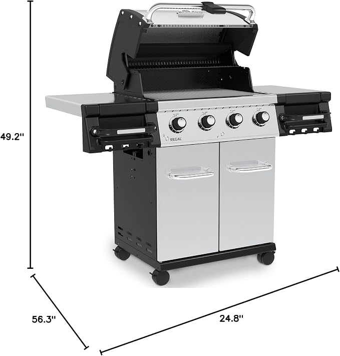 Broil King 956314 Regal S 420 Pro Propane Gas Grill, Stainless Steel - Image 20
