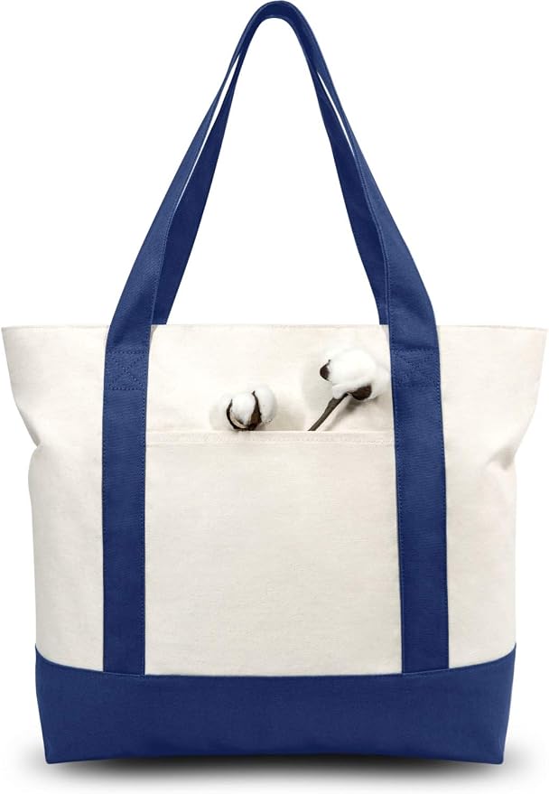 TOPDesign 1-Pack Canvas Tote Bag by TOPDesign
