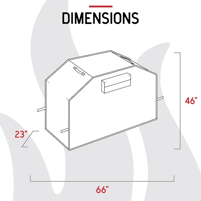 Nexgrill 66" Gas Grill Cover for 5&6-Burner Grill, Heavy Duty Polyester - Image 8