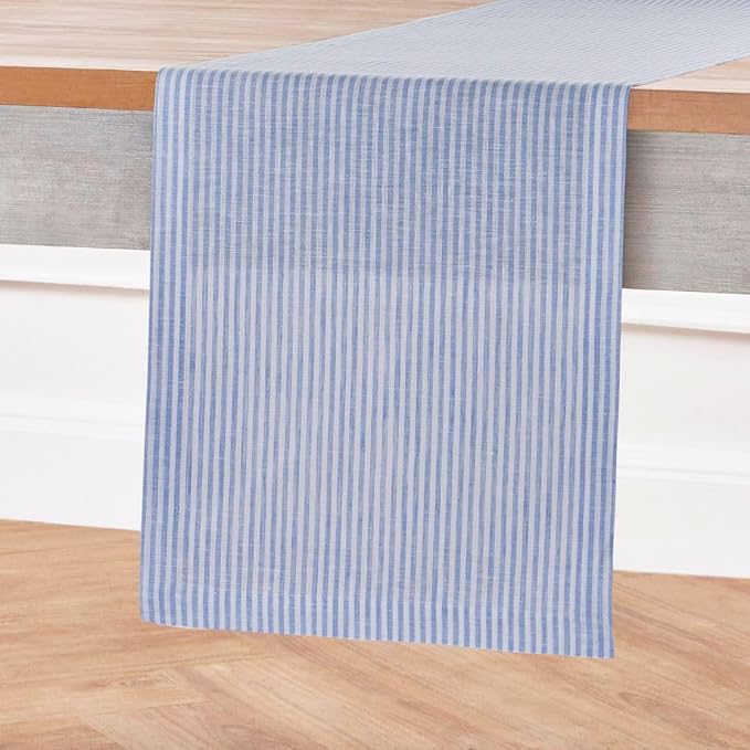 Solino Home Linen Table Runner 132 Inches Long - Image 2