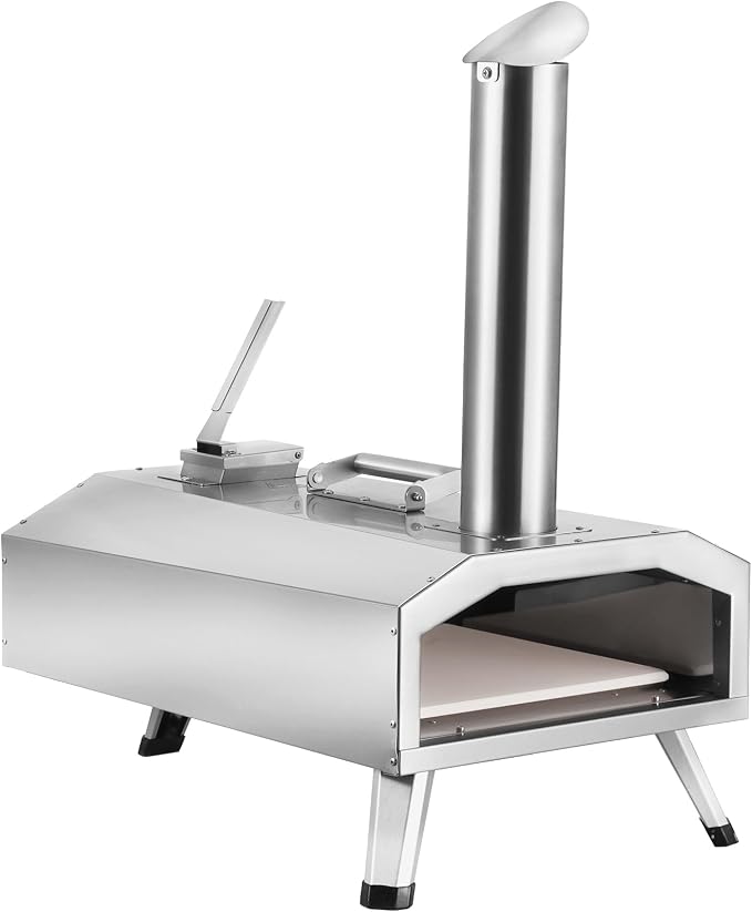 VEVOR Dual Fuel Pizza Oven Outdoor, 12 Inch Wood Fire & Propane Gas Pizza Oven - Image 10