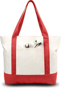 TOPDesign 3-Pack Canvas Tote Bags by TOPDesign