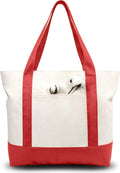 TOPDesign 1-Pack Canvas Tote Bag by TOPDesign