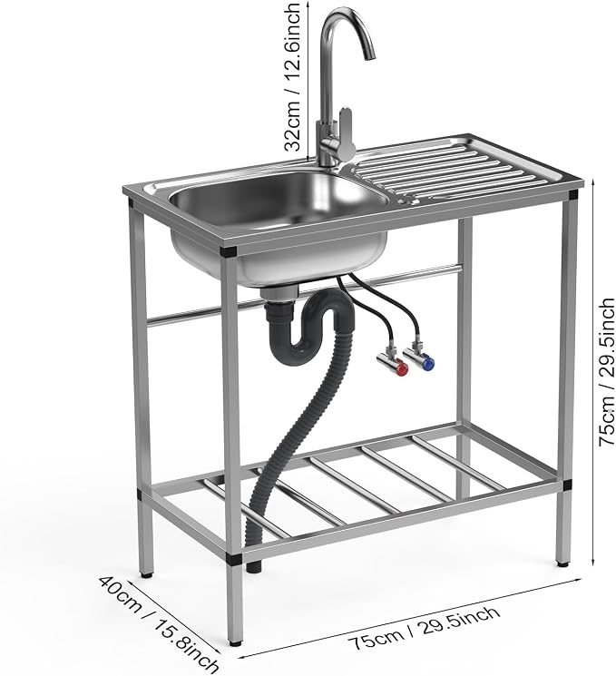 Stainless Steel Utility Sink - Image 2