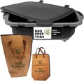 16L Black Collapsible BBQ Prep Tub by Unknown