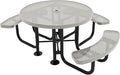COATEDOUTDOORFURNITURE Heavy-Duty Portable Outdoor Picnic Table by CoatedOutdoorFurniture