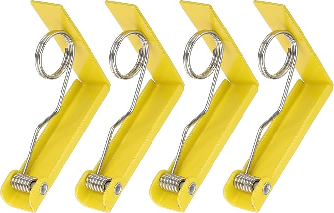 uxcell 4 Pack Tablecloth Clips, Stainless Steel Table Cloth Cover Clamps by uxcell