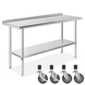 GRIDMANN Stainless Steel Table 60 in. x 24 in., NSF Commercial Kitchen Prep & by GRIDMANN
