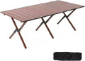 Folding Camping Table, 48Inch Lightweight Roll-Up Table Aluminum Low Portable by Unknown