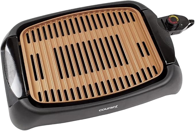 Courant smokeless indoor Electric grill, Copper Non-stick Coating Extra Large - Image 8