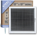 Fits 18x18 Duct Opening Steel Adjustable Air Supply Grille by Handua | Register by Handua