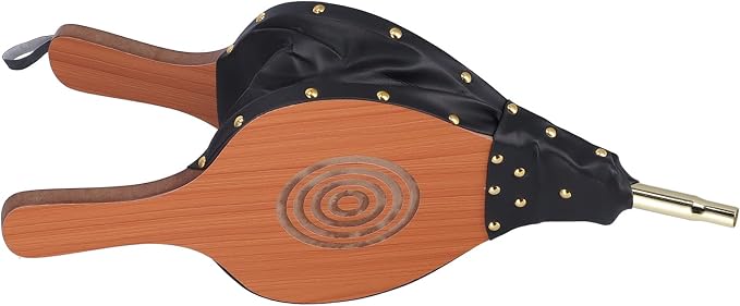 Wood Fireplace Bellows, Large Wood Air Blower - Image 3